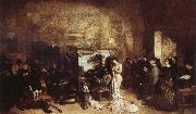 Gustave Courbet The Painter's Studio A Real Allegory France oil painting artist